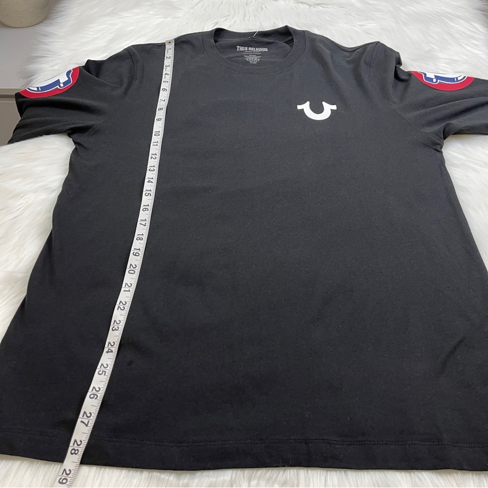 True Religion Double Sided Black Long Sleeve T-Shirt Men’s Size M NWT MSRP $69 - Picture 6 of 7